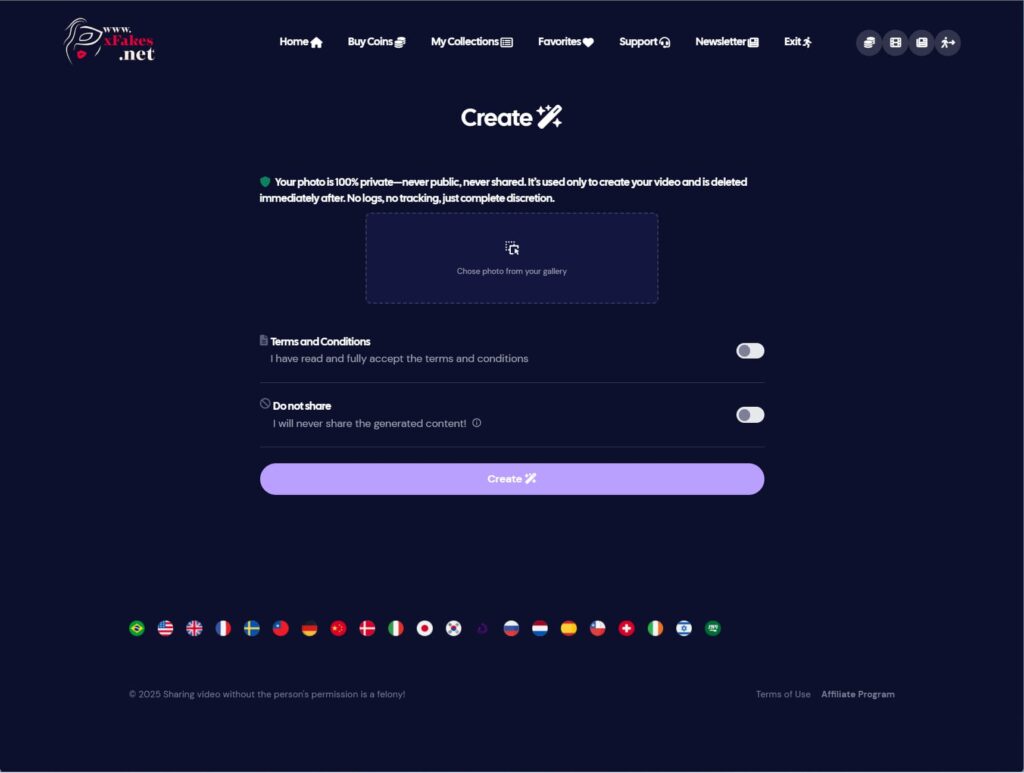 xFakes-generate-dashboard